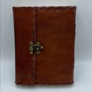 Handmade leather journal